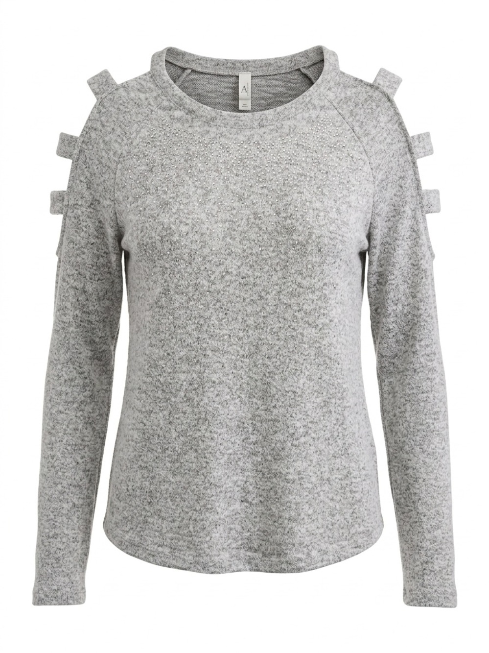 Gray Sparkle Knit Sweater